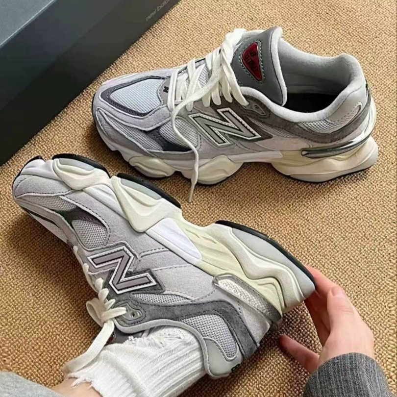 Кроссовки NB9060 на толстой подошве, обувь для папы, амортизирующая черная технология, уличная ходьба шаг за шагом, легкий и модный, незаменимый комфорт