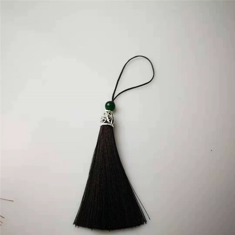 Metal bag with tassels, decorations, accessory, accessories, 8 cm