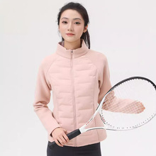 2025新款秋冬轻薄羽绒服女90白鸭绒短款立领大鹅羽绒服小蛮腰外套