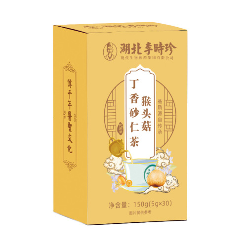 Li Shizhen Hericium erinaceus, cloves, Amomum villosum, bagged herbal health tea, source factory wholesale dropshipping