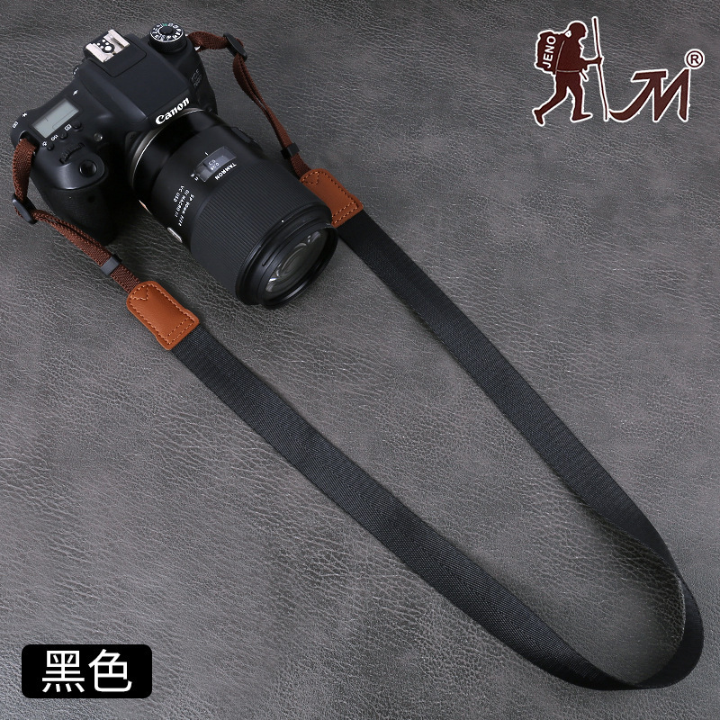JN design crossbody cotton woven retro SLR camera strap micro single shoulder strap suitable for Fuji Sony Leica Universal