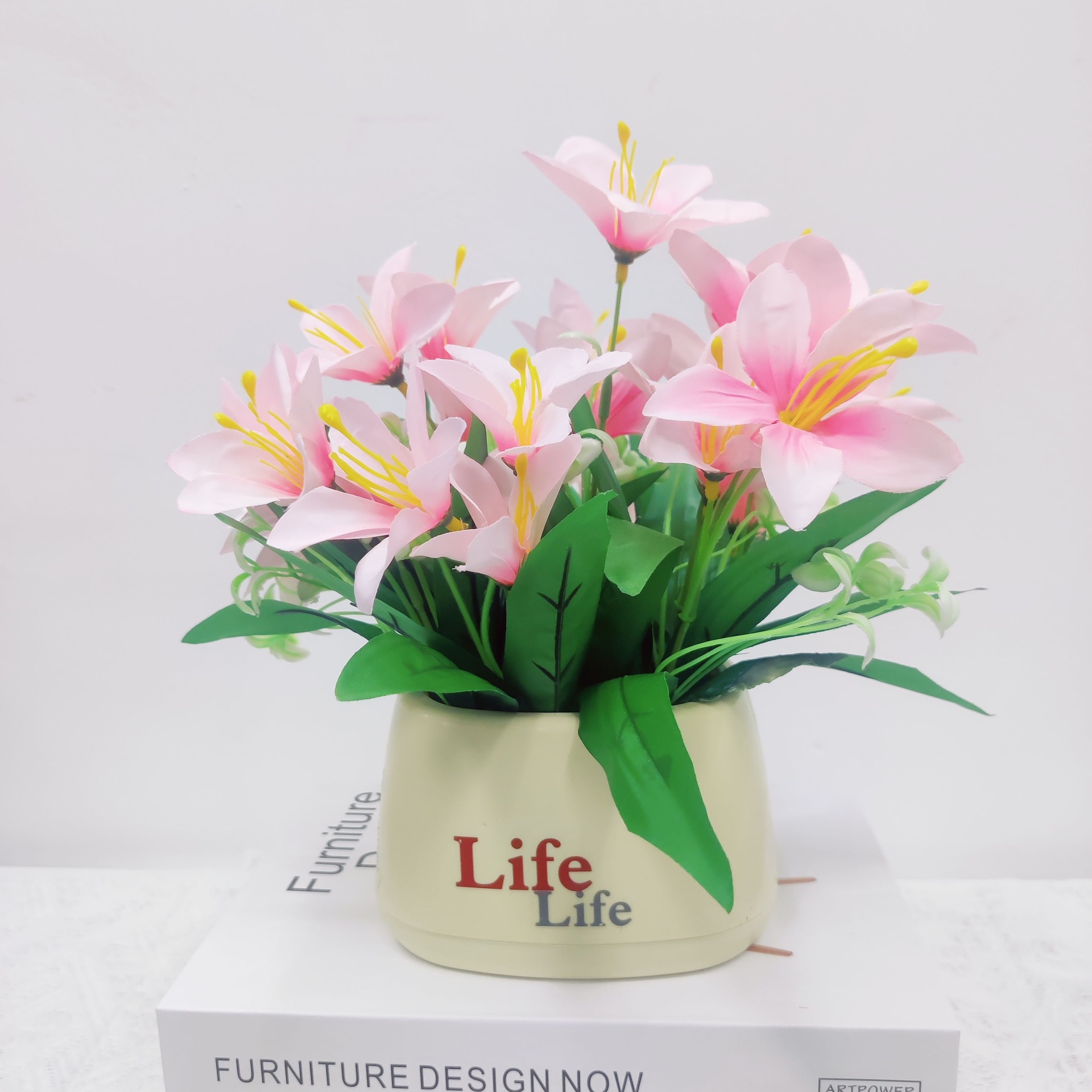 라이프 포트-백합 핑크