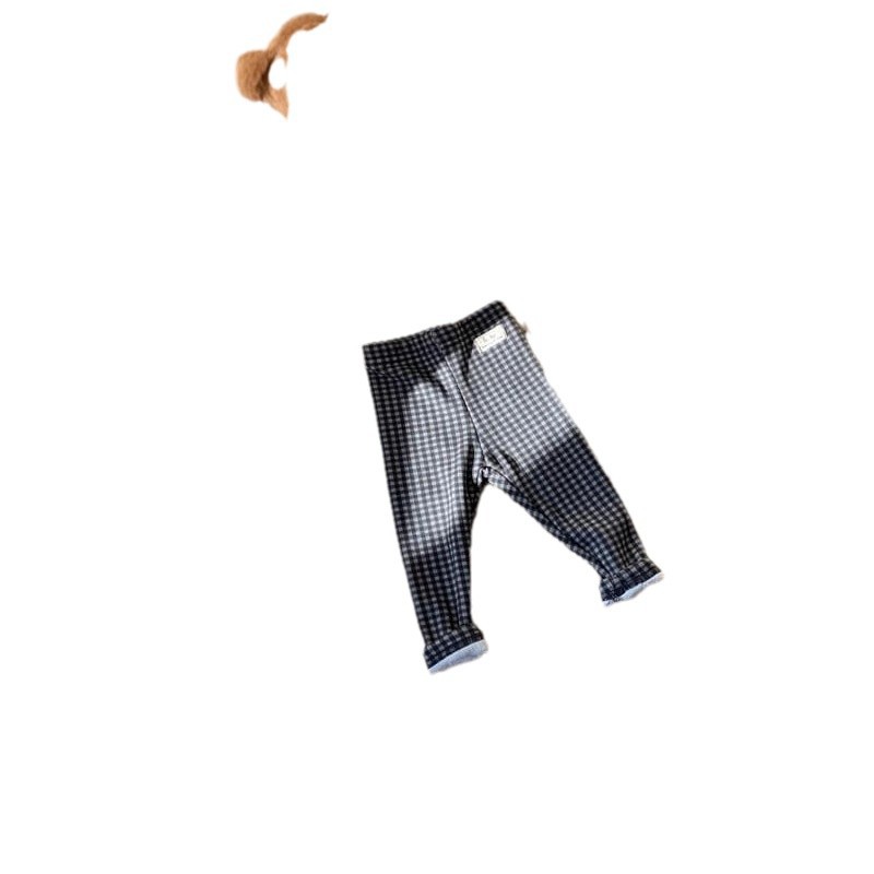 Polainas forradas de lana para niños Ropa de invierno de estilo coreano polainas engrosadas para niñas pantalones de Bebé Pantalones cálidos para bebés