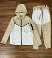 White with light khaki