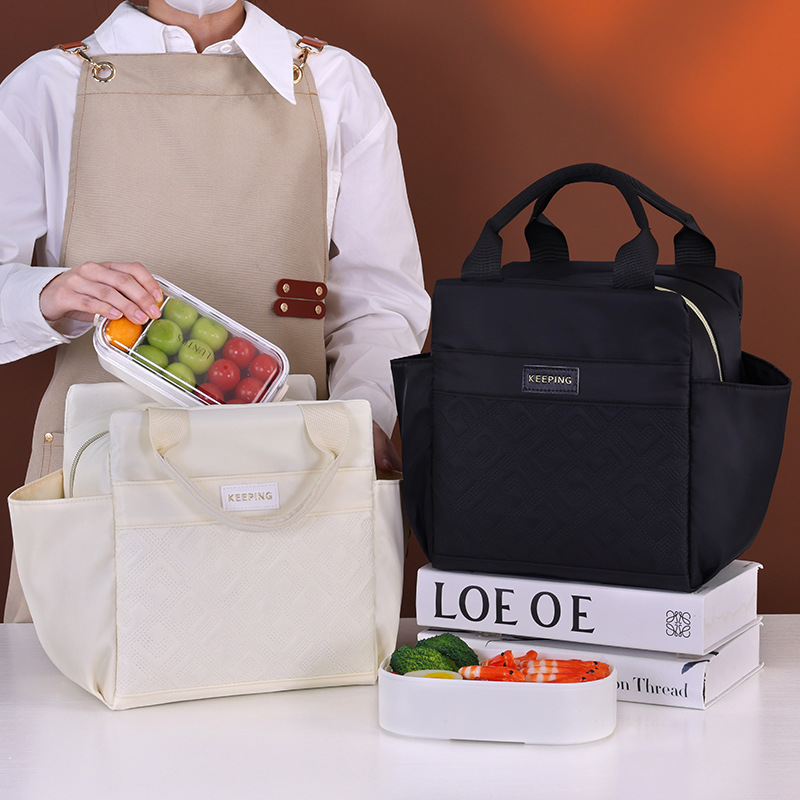 Nuevo producto de Amazon, lonchera, bolsa de aislamiento, bolso de mano para trabajadores de oficina con arroz, bolso bento para almuerzo de alto valor, bolso de picnic