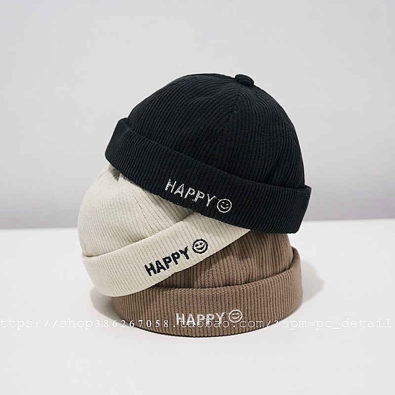 Sombreros infantiles primavera y otoño para niños sombreros extranjeros para bebés de un año de edad para niñas sombreros de piel de melón personales de invierno