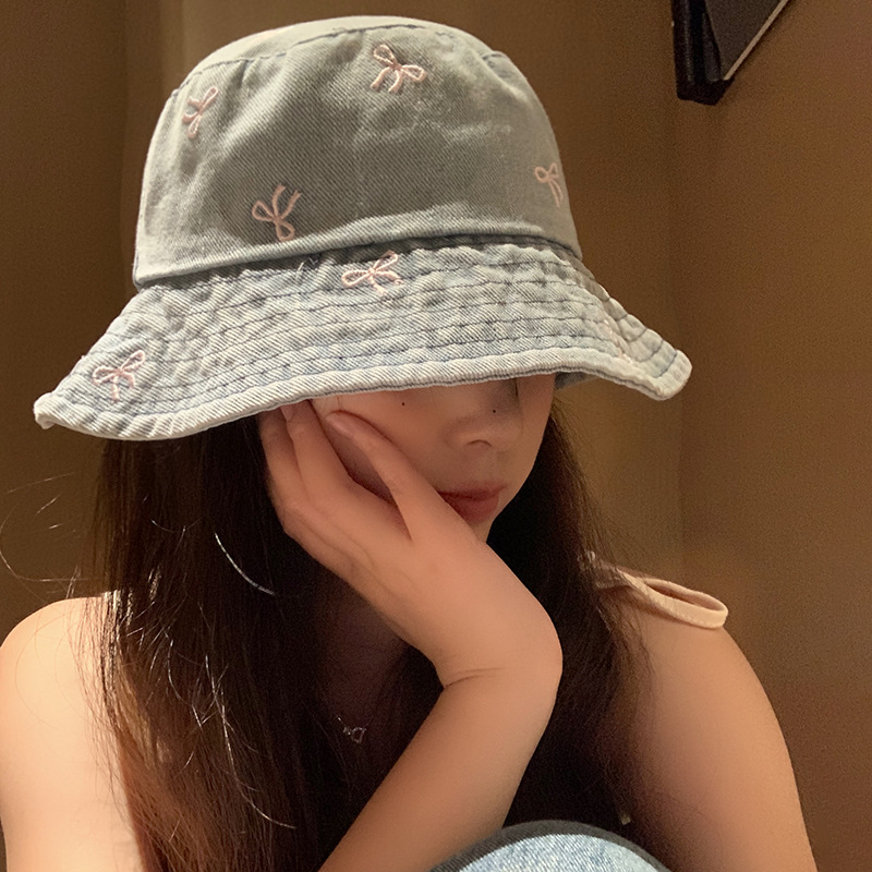 Japón lavado con agua para hacer viejos botones vaqueros sombrero pescador sombrero de verano para mostrar la cara gorra de cuenca sombrero de protección solar