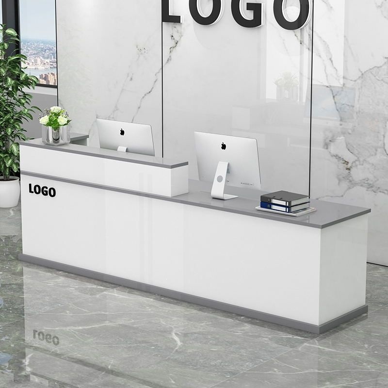 Bar counter, cashier counter, company reception desk, small shop cashier table, dry cleaning shop bar counter, simple modern design