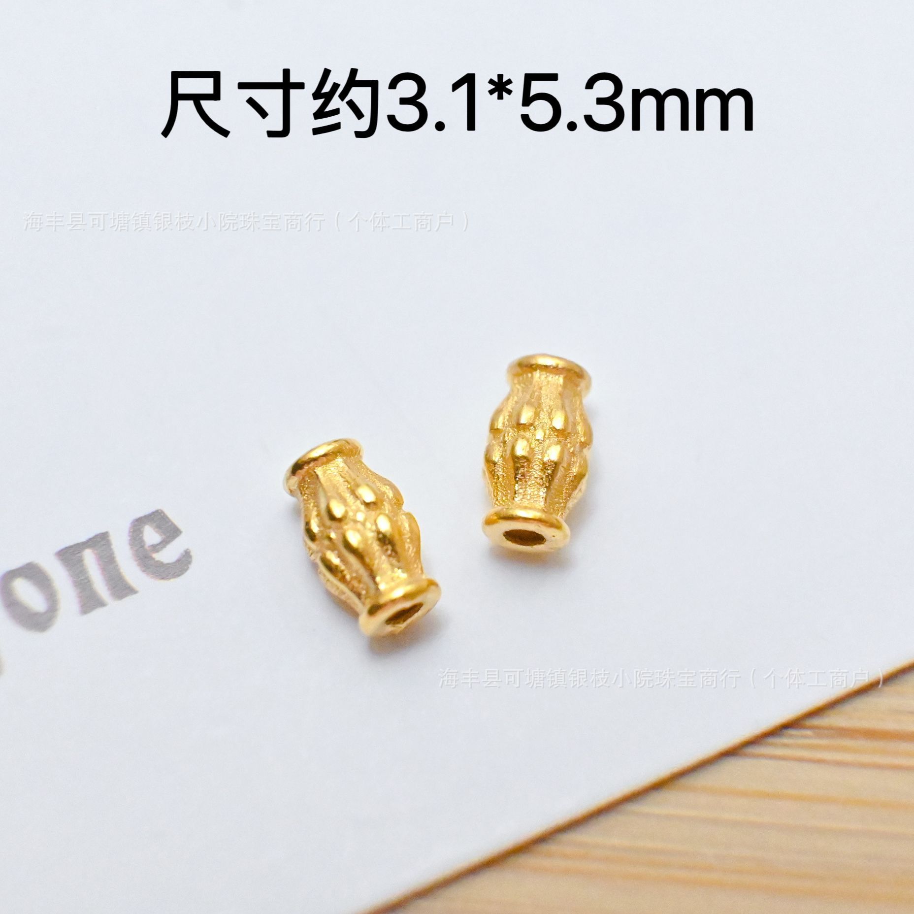 S925 Silver Ancient Gold DIY Through-Hole Accessories Butterfly Spacer Bead Pendant Pendant Beaded Bracelet Necklace Jewelry Wholesale
