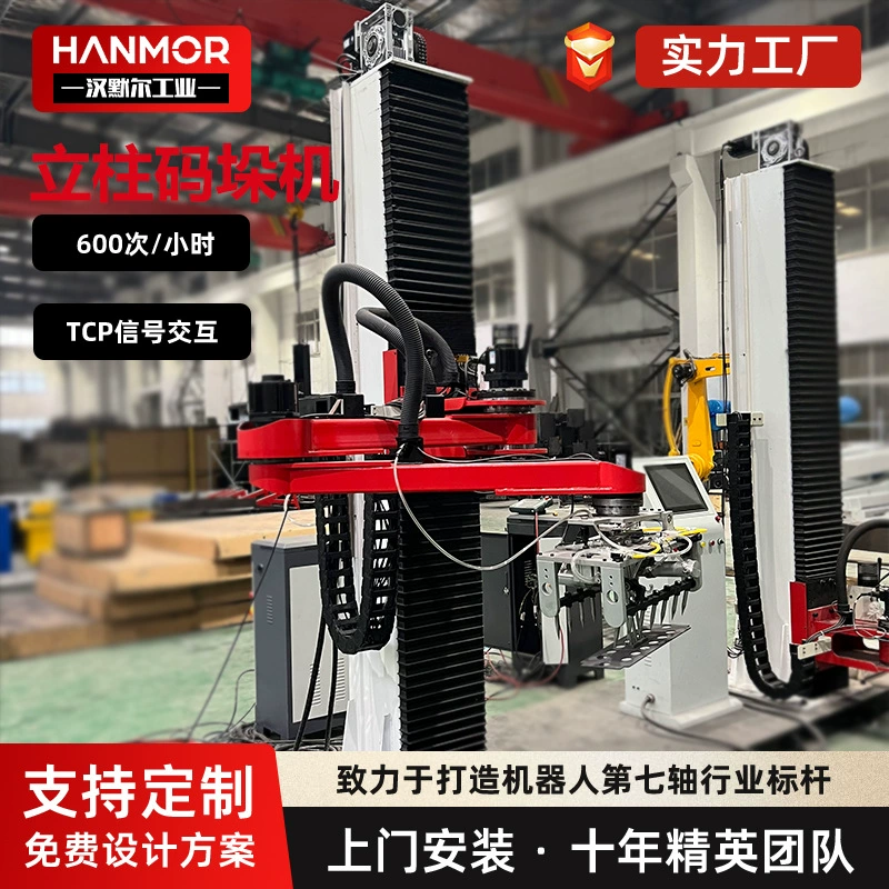 Робот для распаковки, погрузки и разгрузки на заводе трансграничной внешней торговли, автоматическая машина для паллетирования, колонный паллетирующий робот