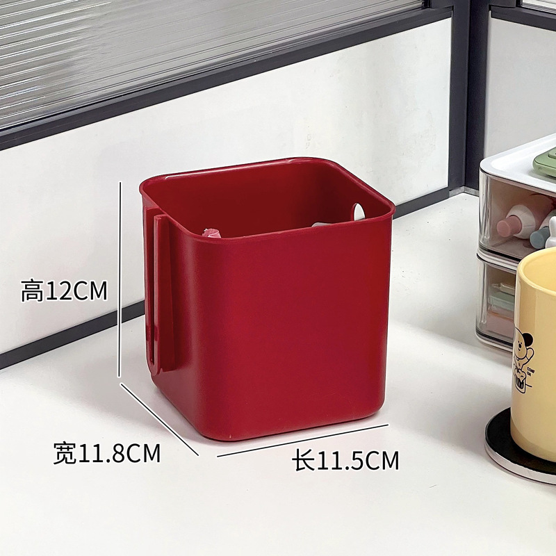 宿舍收纳挂篮床头纸巾收纳盒可伸缩上班族工位文具杂物整理收纳桶|undefined