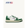 Green, white