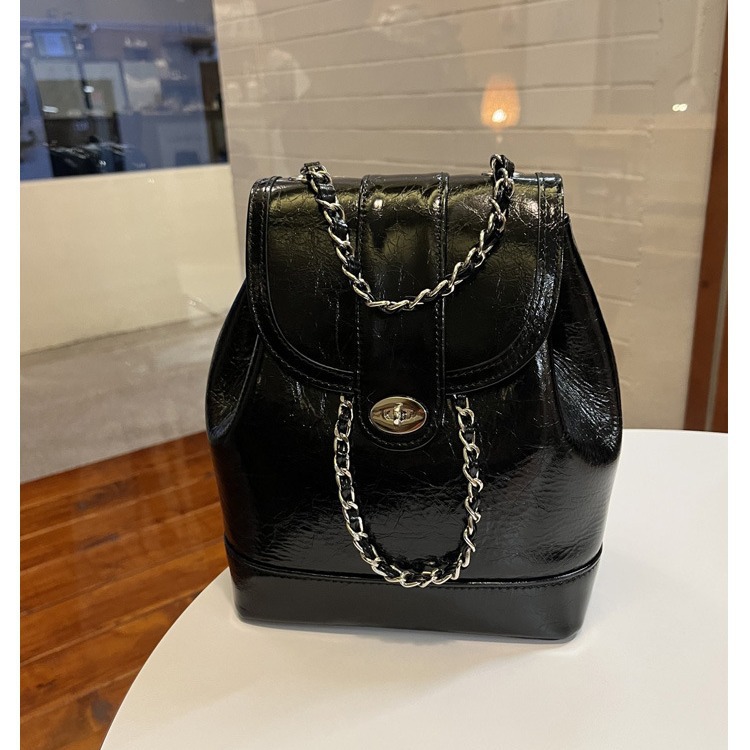Korean Style Niche Women's Bag PU Mini Chanel Chain Popular Among Instagram Bloggers, Designers, And Students Oil_voghion.com