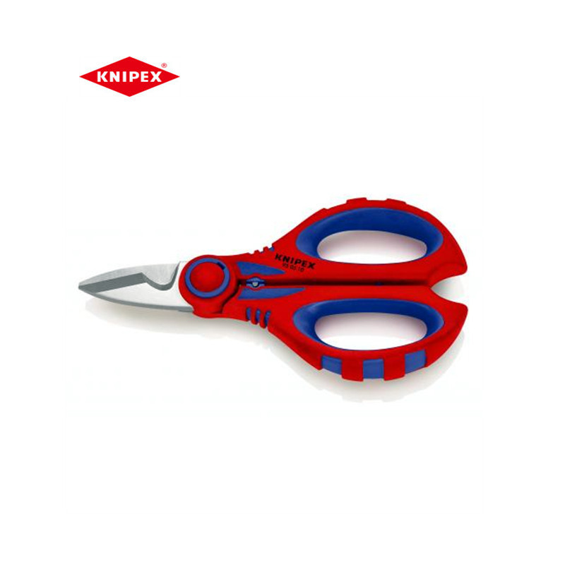 德国凯尼派克knipex 95 05 10 SB电工剪刀带电缆剪切口剪刀不锈钢