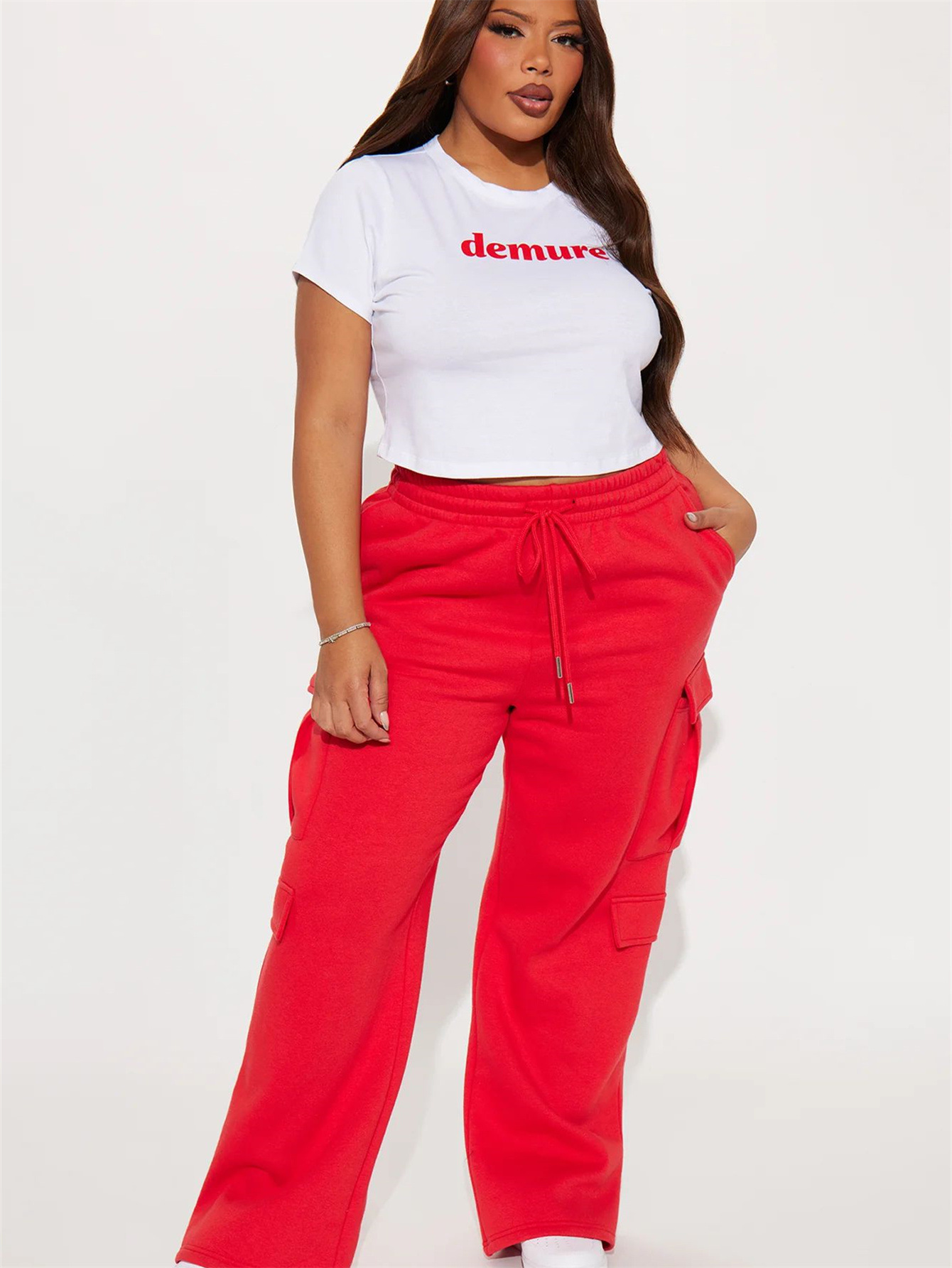 Fall Slim Fit Sexy Sexy round Neck Cropped Cropped T shirt Short Sleeve