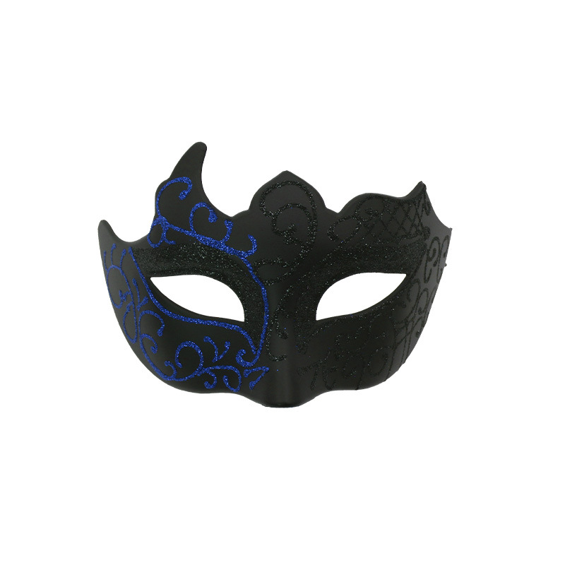 Tronos transfronterizos Amazon venta caliente máscara de fiesta de disfraces traje de moda pintura de media cara máscara de fiesta de carnaval