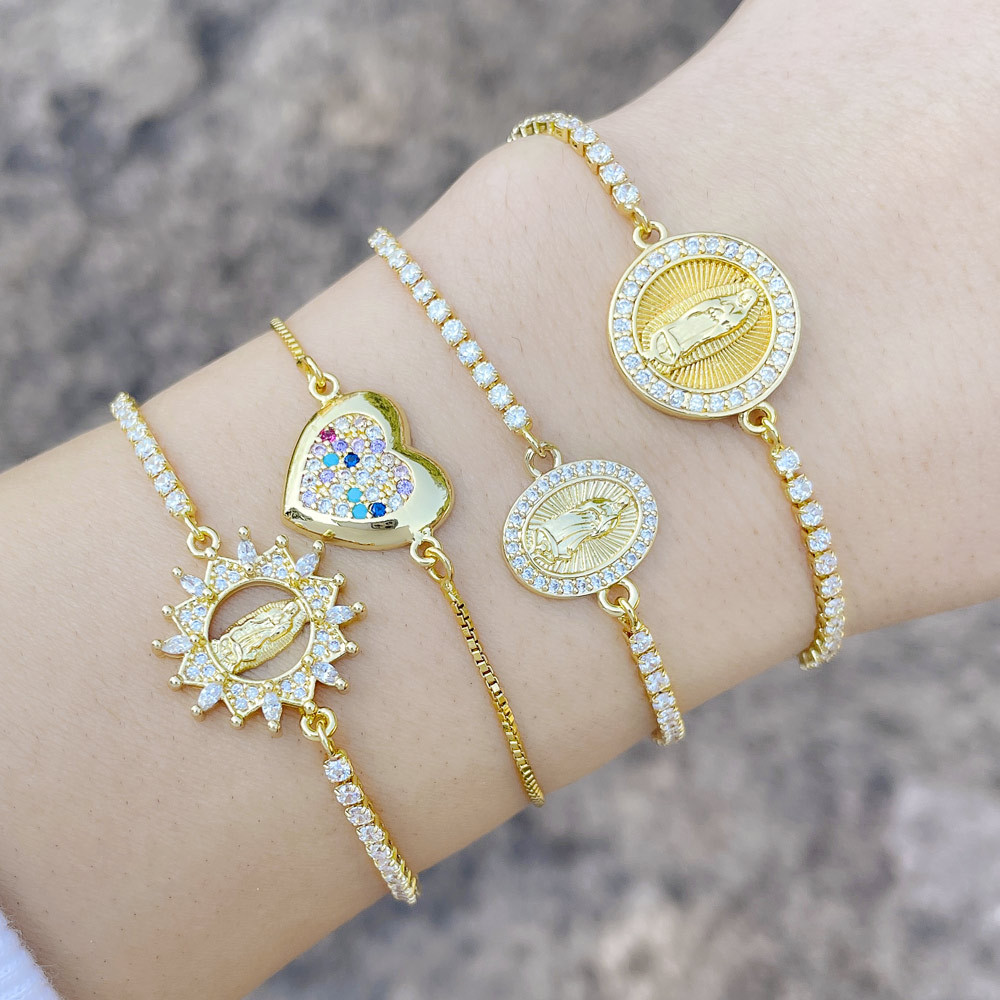 Virgin simple female copper bracelet fashion jewelry