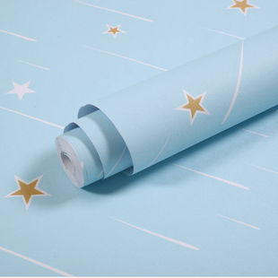 50m Full Roll Wallpaper Self-Adhesive Waterproof and Moisture-Proof Pvc Living Room Wallpaper Bedroom Warm Sticker Dormitory Wall Sticker Special Price
