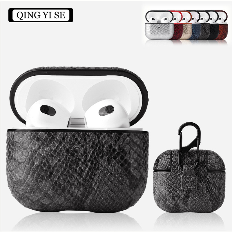 Applicable to Apple 3 Generation Headset Protective Case airpods 3 Protective Case PU Leather Protective Case Cross-border Factory Spot