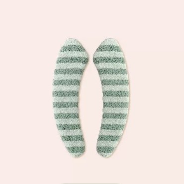 Cojín de inodoro adhesivo doméstico de otoño y invierno cojín de inodoro adhesivo lavado ligero de lujo espeso cojín de inodoro a rayas