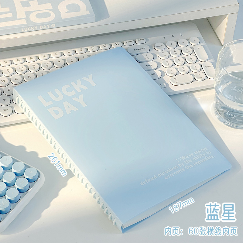 Cuaderno de 3 años de segunda clase desmontable engrosado hoja de cálculo bobina de alto valor facial para estudiantes