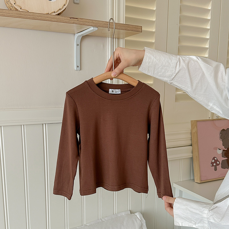Casual Elegant Simple Style Solid Color Cotton T-shirts & Blouses display picture 23