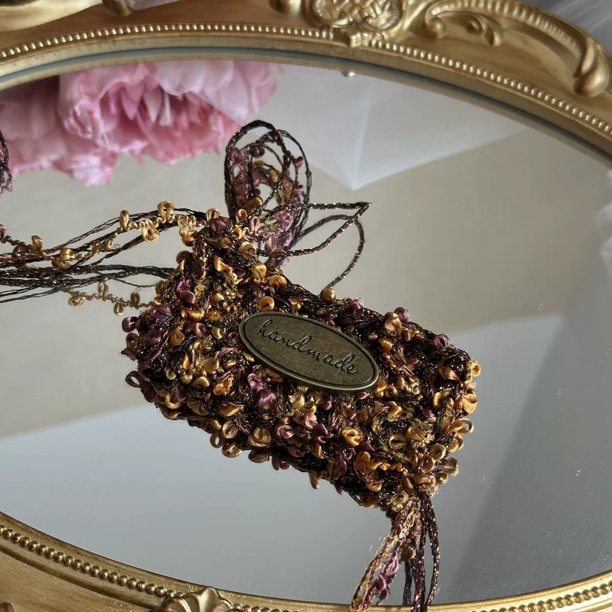 Ручная смесь ниток [бронза золото] специальная нить сахарный кролик вязаная сумка шарф шапка DIY заколка Guka другие