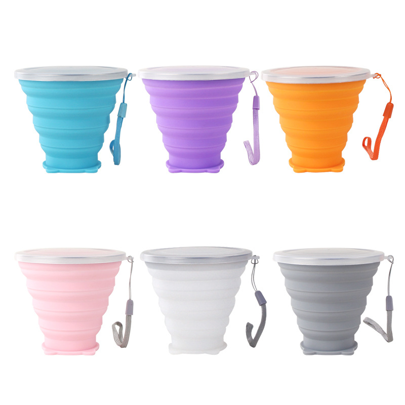 Silicone manufacturer wholesale mini travel foldable cup convenient…