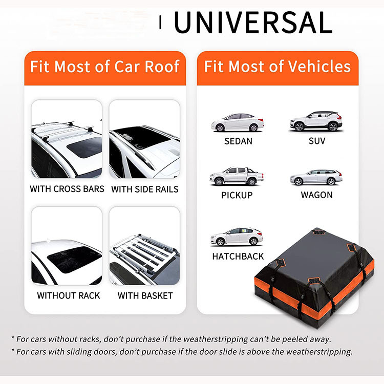 15 Cubic Feet in stock Waterproof Roof Bag Available Amazon Clip Grid Car Roof Bag
