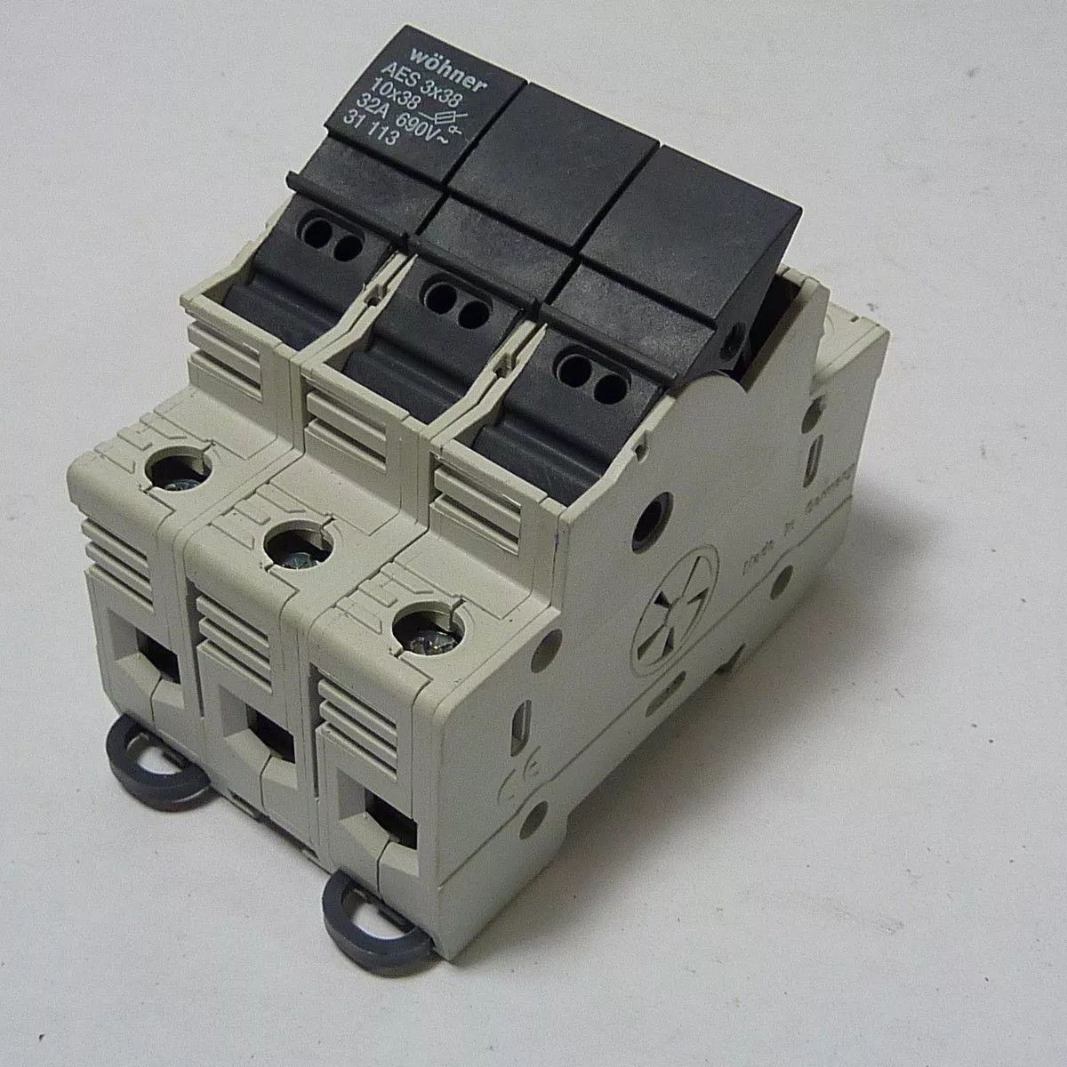 WOHNER德国AES 3x38 10x38 3 极 熔断器31113