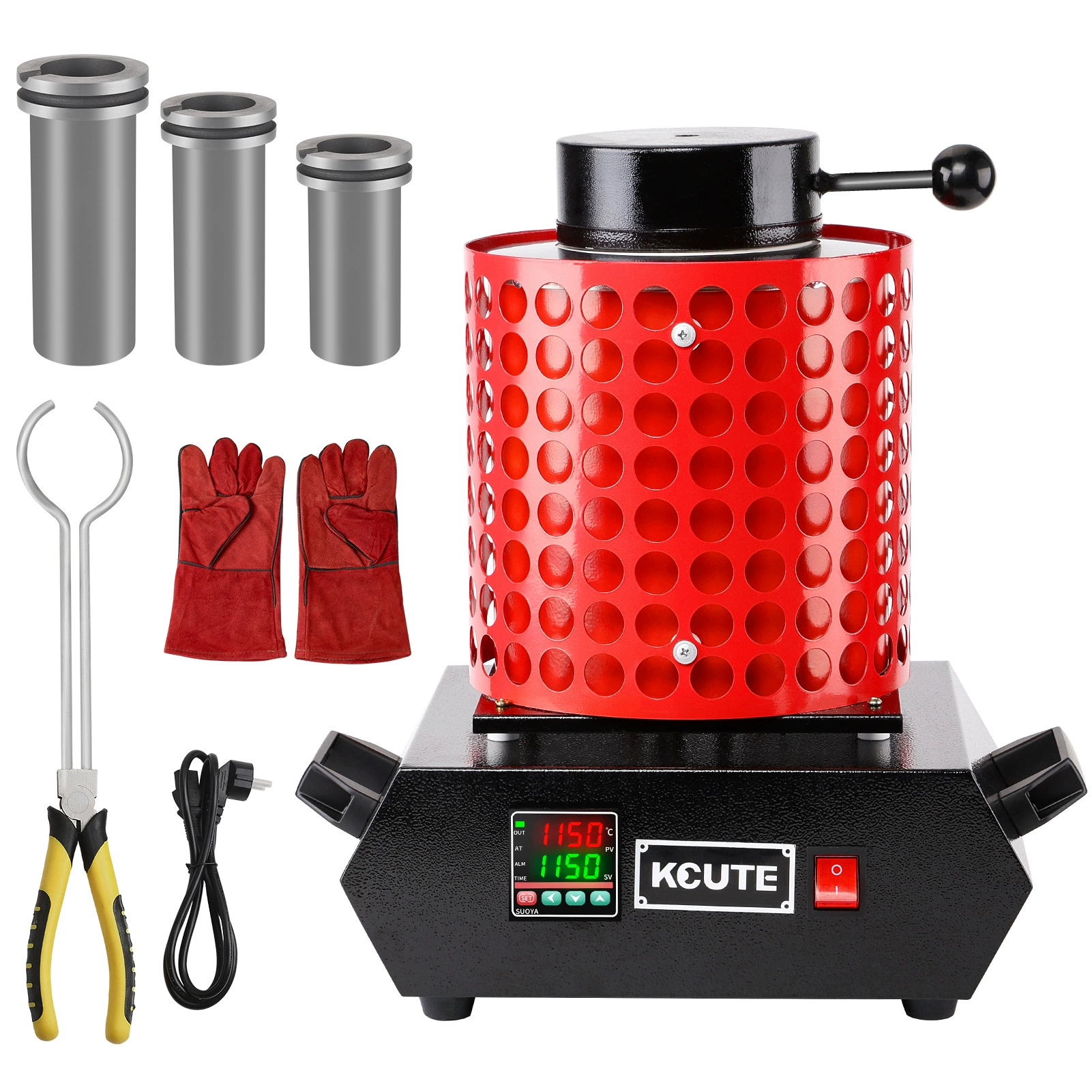 Амазонская взрывная ювелирная плавильная печь второго поколения усиленная плавильная печь из золота, серебра, меди и алюминия, графитовая тигельная печь