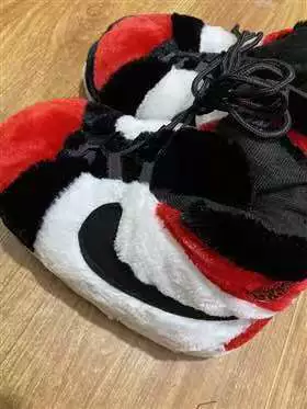 Тапочки Air Jordan демисезонные комфортные тёплые, размеры 36–44, тканевая или кожаная подошва