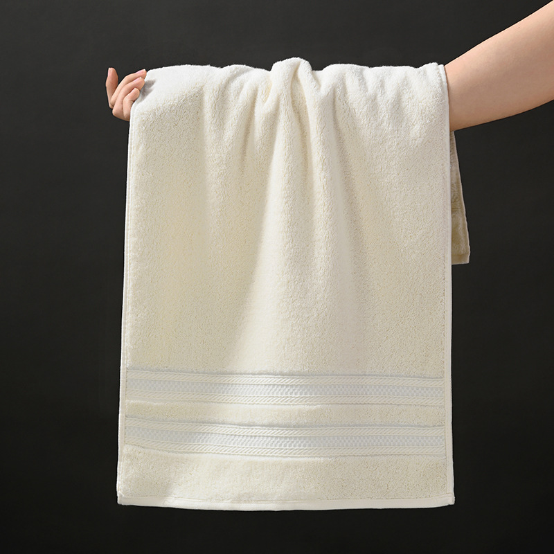 Serviette extra épaisse 180 g, 40 x 76 cm, idéale pour le lavage du visage et l'usage domestique, en pur coton. Vente en gros transfrontalière._voghion.com