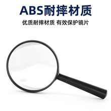 优视德20倍非球面放大镜带LED灯老人看书儿童学生30高清高倍100