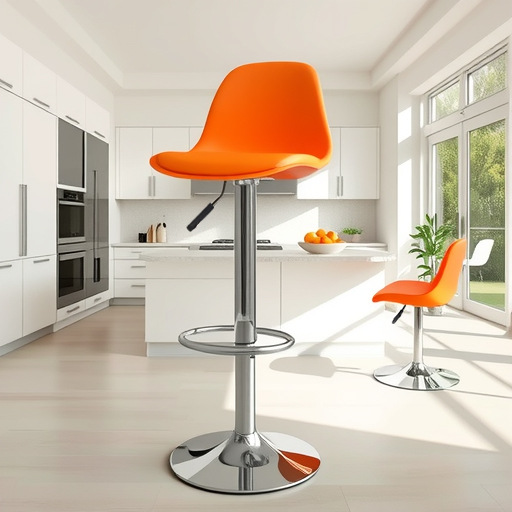 High Stool Household Minimalist Bar Chair Tulip Backrest Post-modern Light Luxury High Chair Bar Chair Front Desk Bar Stool