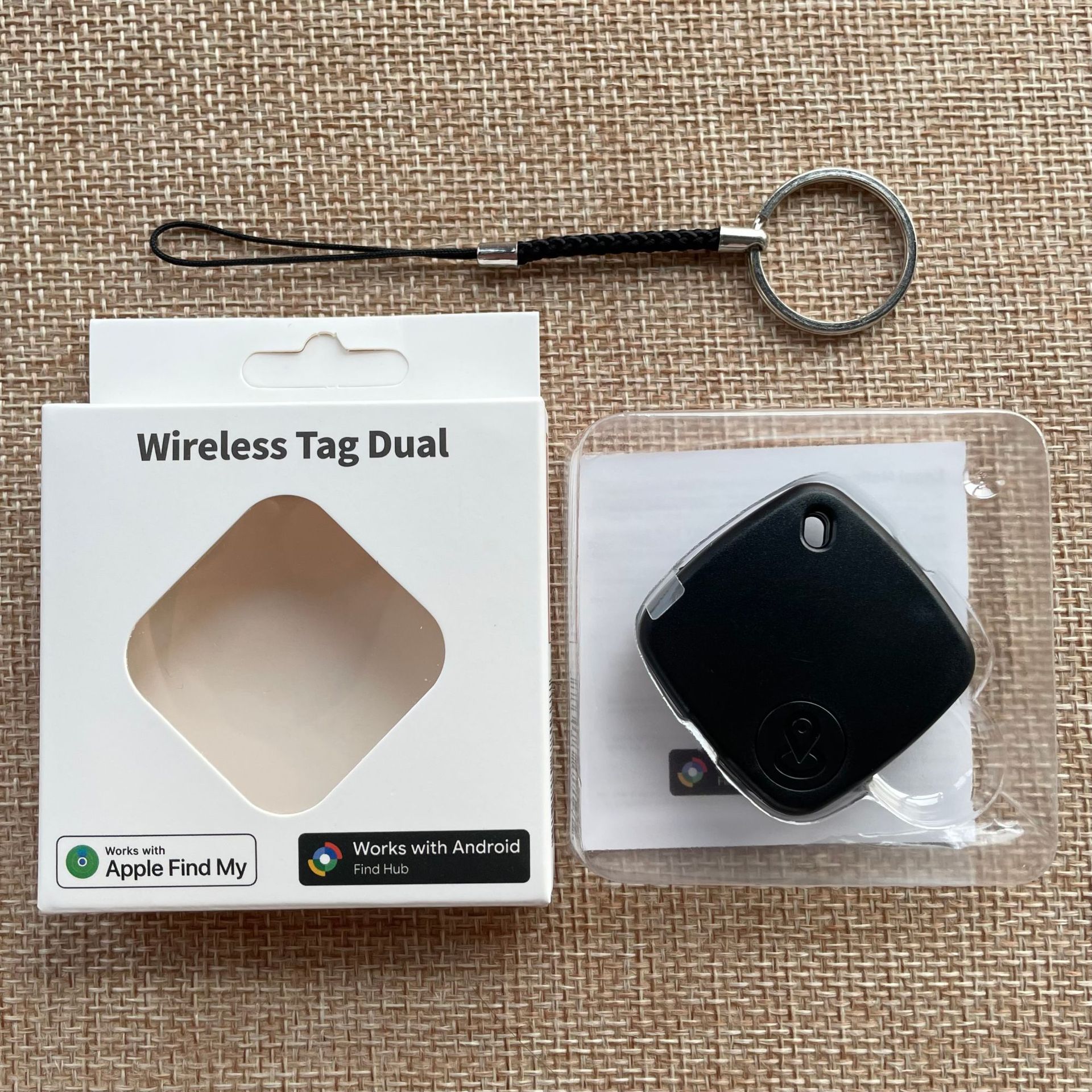 iOS Android Ortungssucher quadratischer Anti-Verlust-Tag