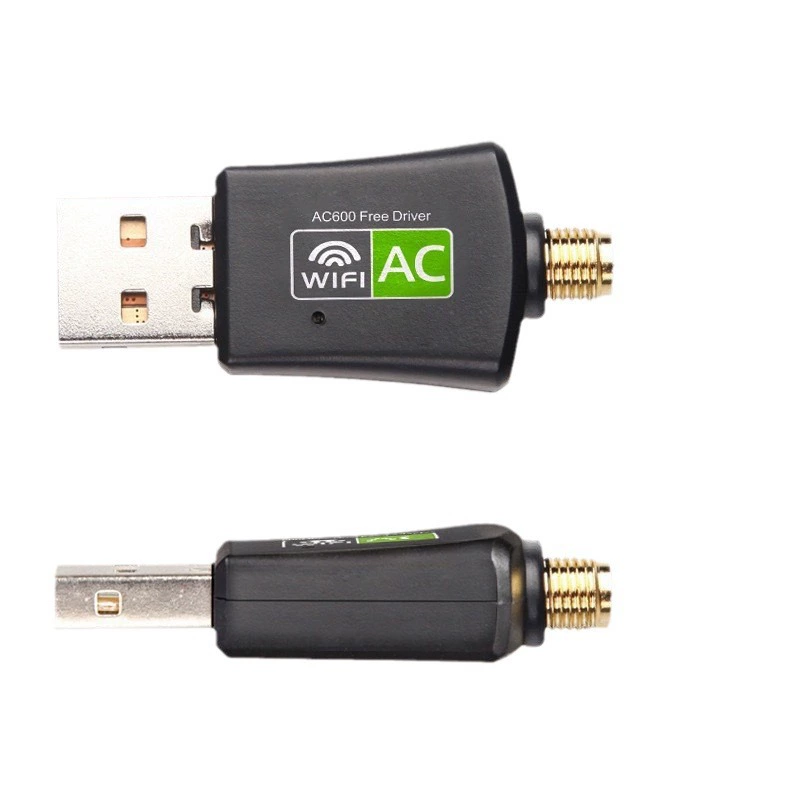 USB Wi‑Fi адаптер без драйверов, USB беспроводной сетевой адаптер 5G двухдиапазонный для настольного ПК и ноутбука, приёмник Wi‑Fi