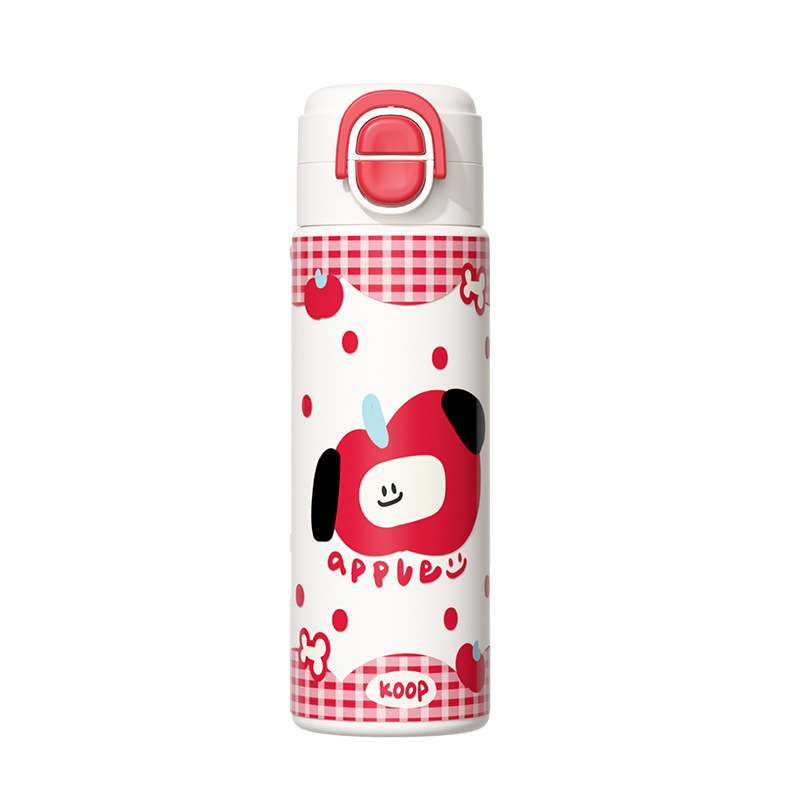 2025 nuevo dibujo animado de alto valor 316L acero inoxidable portátil taza caliente de protección ambiental taza de agua especial para niños