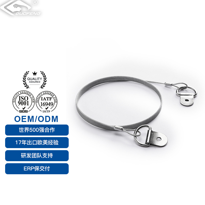 Suministradas directamente por el fabricante, cuerdas colgantes de acero inoxidable para iluminación, cables para colgar cajas de luz, cuerdas de seguridad para iluminación, líneas de seguridad para colgar iluminación de escenarios.