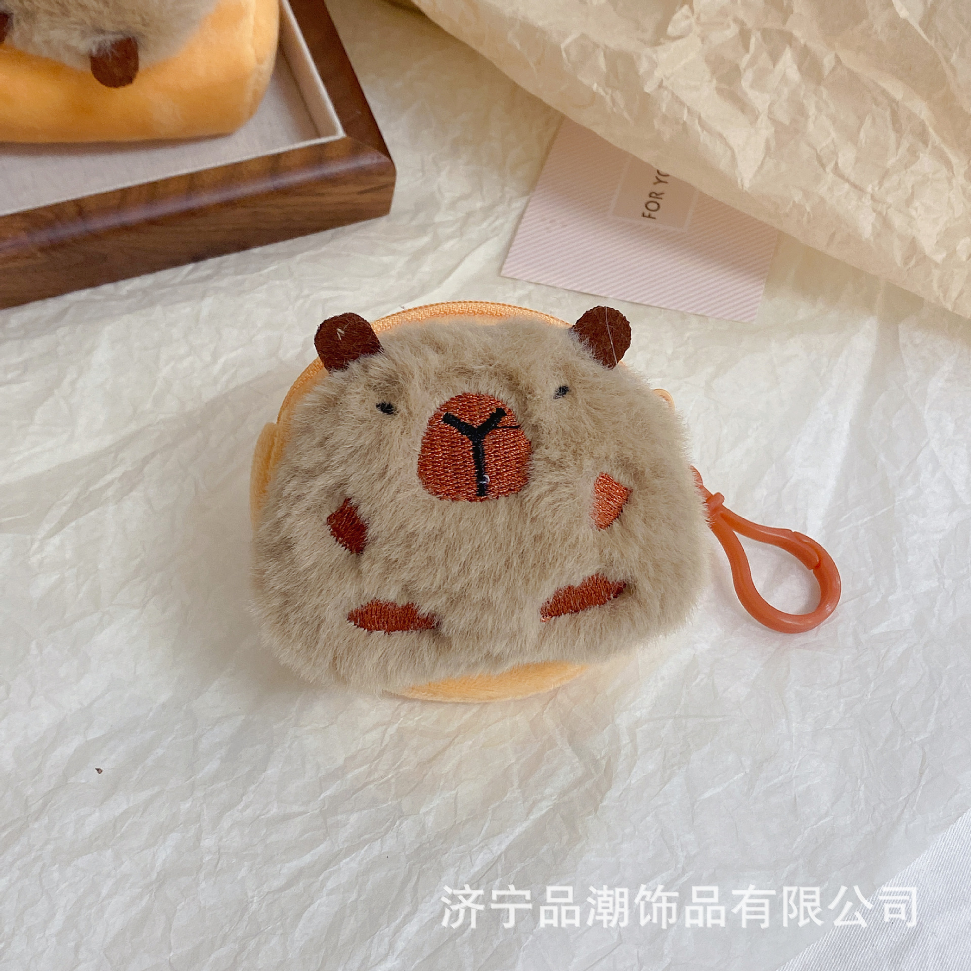 【큰 머리 카피바라】둥근 동전 지갑