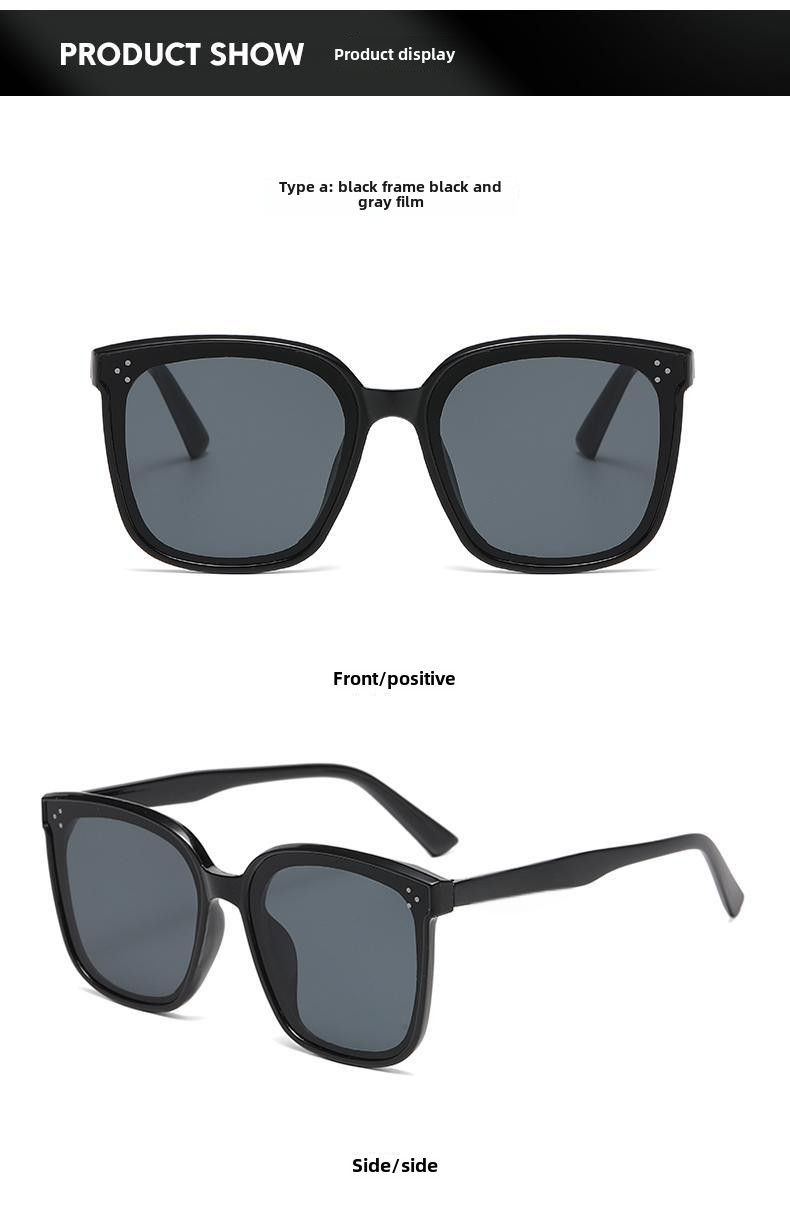 New Sunglasses Women's Sunglasses 808 Fashion Square Frame Sunglasses K-style Versatile Square Popular Glasses Stylish in_voghion.com