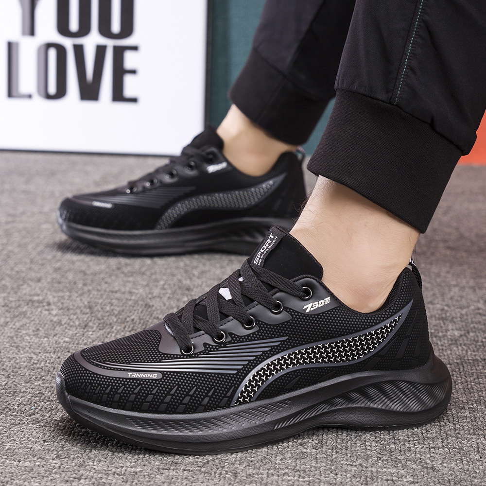 Herren-Sportschuhe, Lederschuhe, Arbeitsschuhe, Turnschuhe, Stoff, atmungsaktiv, Fußgewölbeunterstützung_voghion.com