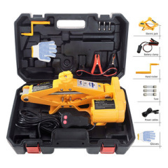 Cross border supply of electric jacks for cars, SUVs, universal DC 12V 2T/3T scissor jacks