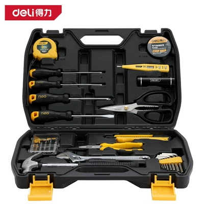 Deli Tool Box Set: Repair kit - standard-27-pieces-comprehensive-maintenance-set-dl5963