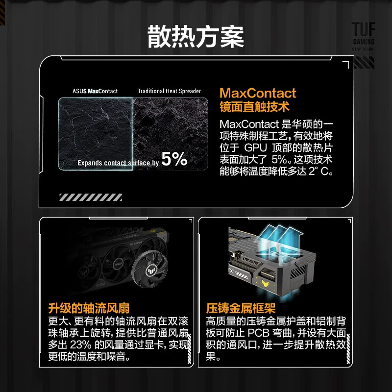 Suitable for ASUS RTX 5080 O16G GAMING e-sports game graphics card
