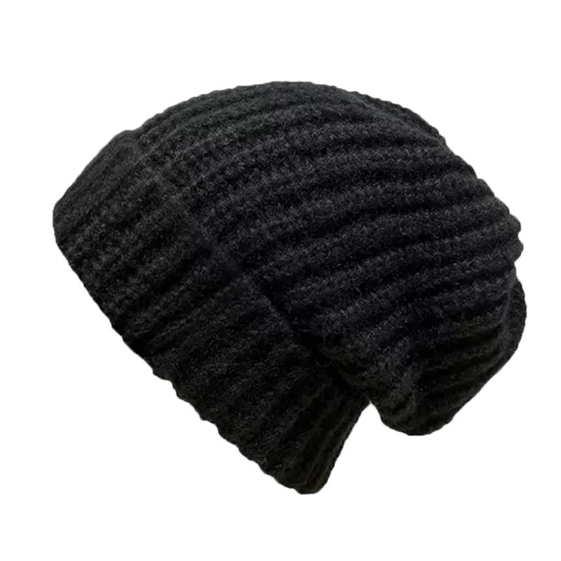帽子の男性の冬の大きい頭の周りのニットの帽子の男性の保温の毛糸の帽子の潮の冬の山の帽子の男性の冷たい帽子の綿の帽子