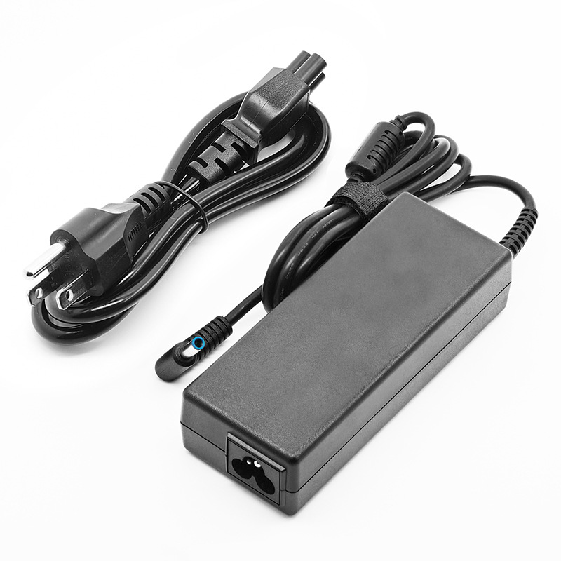 Hp 19.5v 4.62aブルーポート針付きノートパソコン充電アダプタ4.5*3.0充電器90wを適用