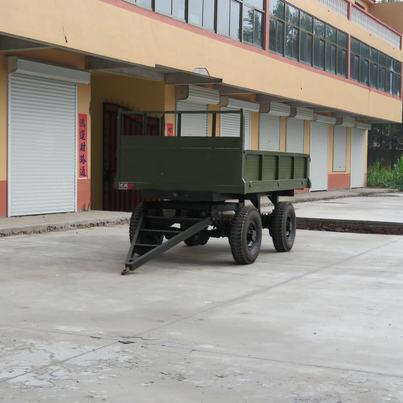 平板拖车 小型机械平板牵引拖挂车轻型运输货物拖车四轮工具拖车