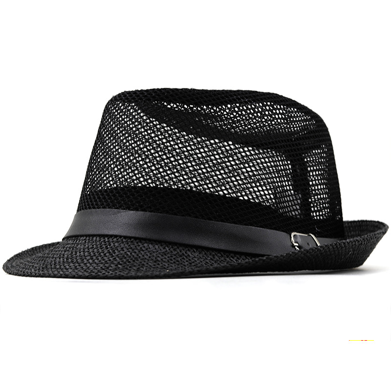 Men's Fashion Gift Wholesale Beach Sun Hat Simple Retro Solid Color Hat display picture 2