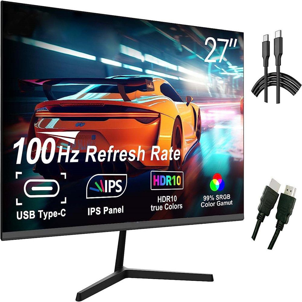 Transfronterizo al por mayor 24 pulgadas 2K180Hz monitor de computadora 27 pulgadas E-Sports HD 27 pulgadas pantalla curva ultrafina IPS